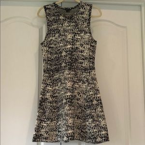Brand new never worn black and white Theory dress